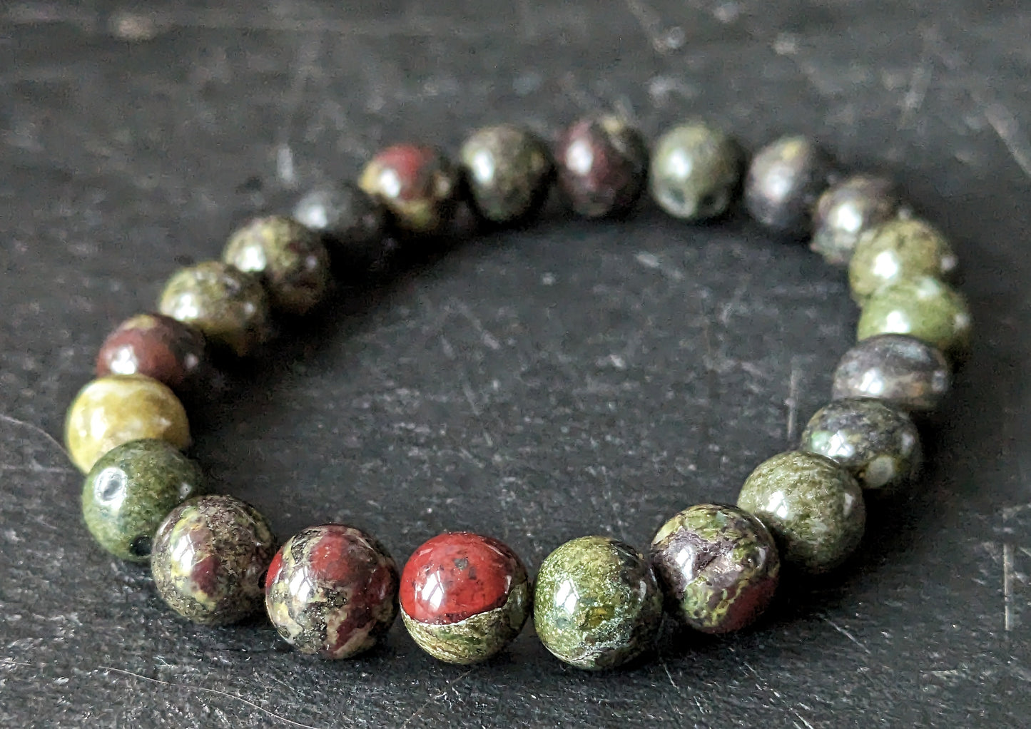 Bloodstone Bracelet 8mm