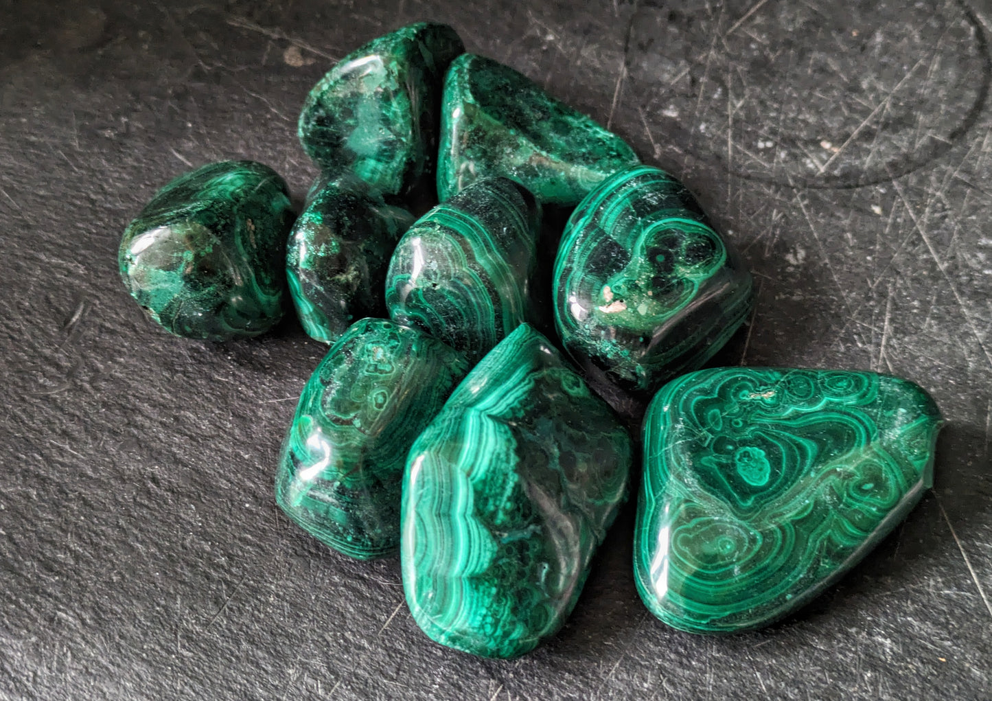 Malachite Medium Tumblestones