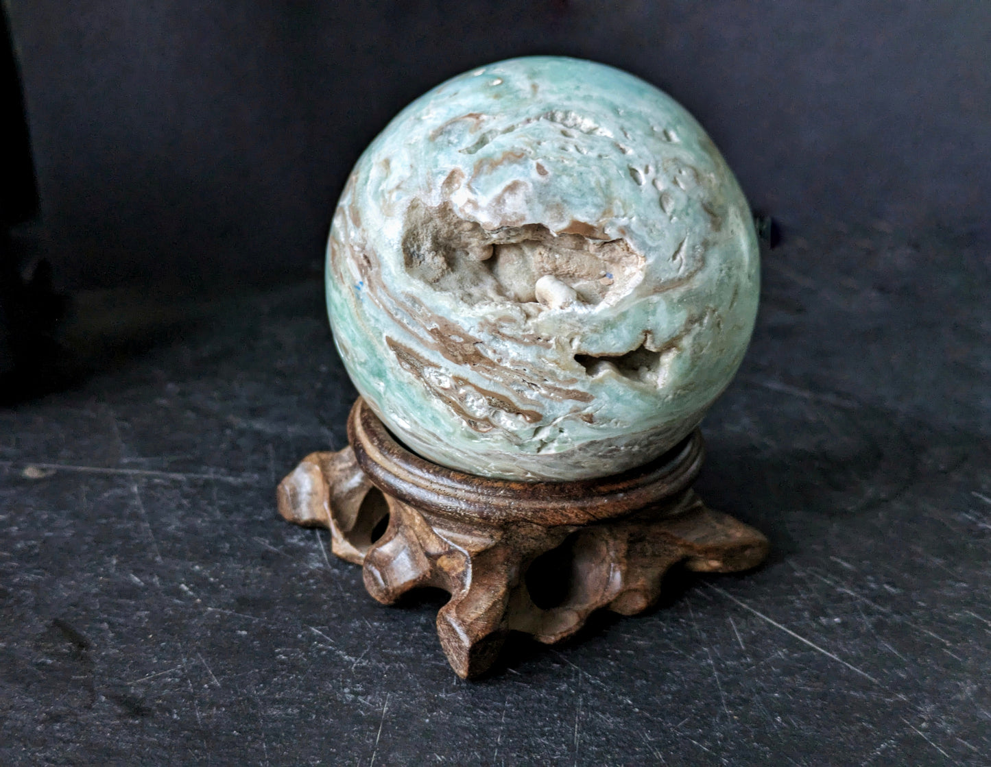 Aragonite Medium Sphere 3