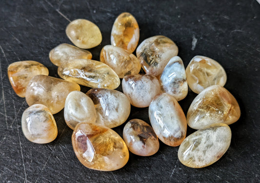 Citrine 2x Tumblestones