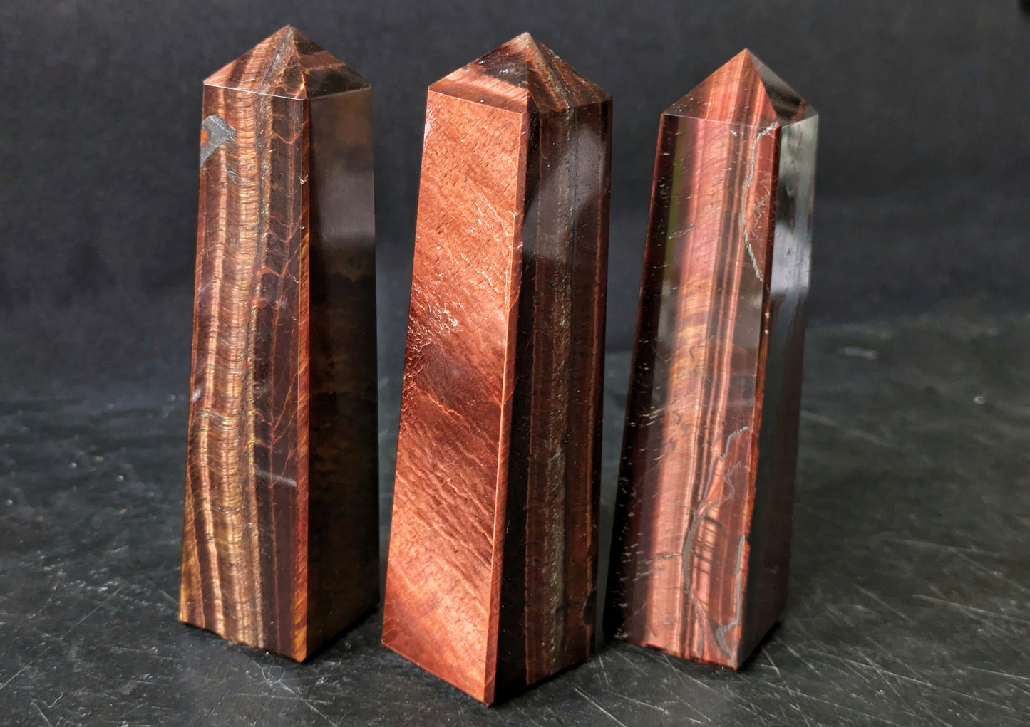 Red Tiger's Eye Obelisk