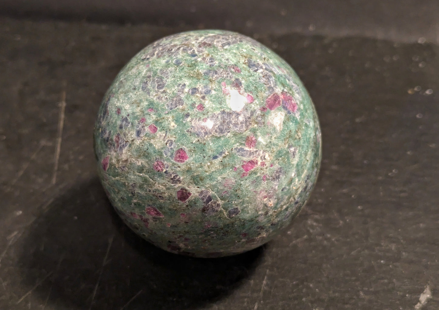 Ruby In Fuchsite Sphere 2