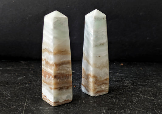 Caribbean Calcite Mini Obelisk