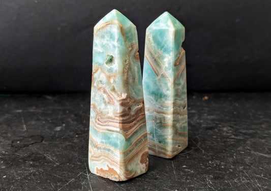 Aragonite Mini Obelisk 1