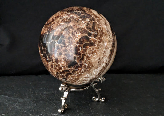 Chocolate Calcite Sphere Large