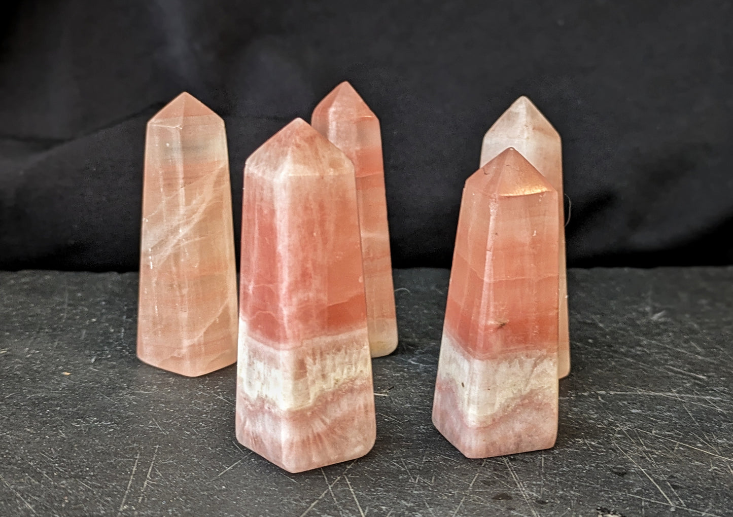 Rose Calcite Mini Obelisk