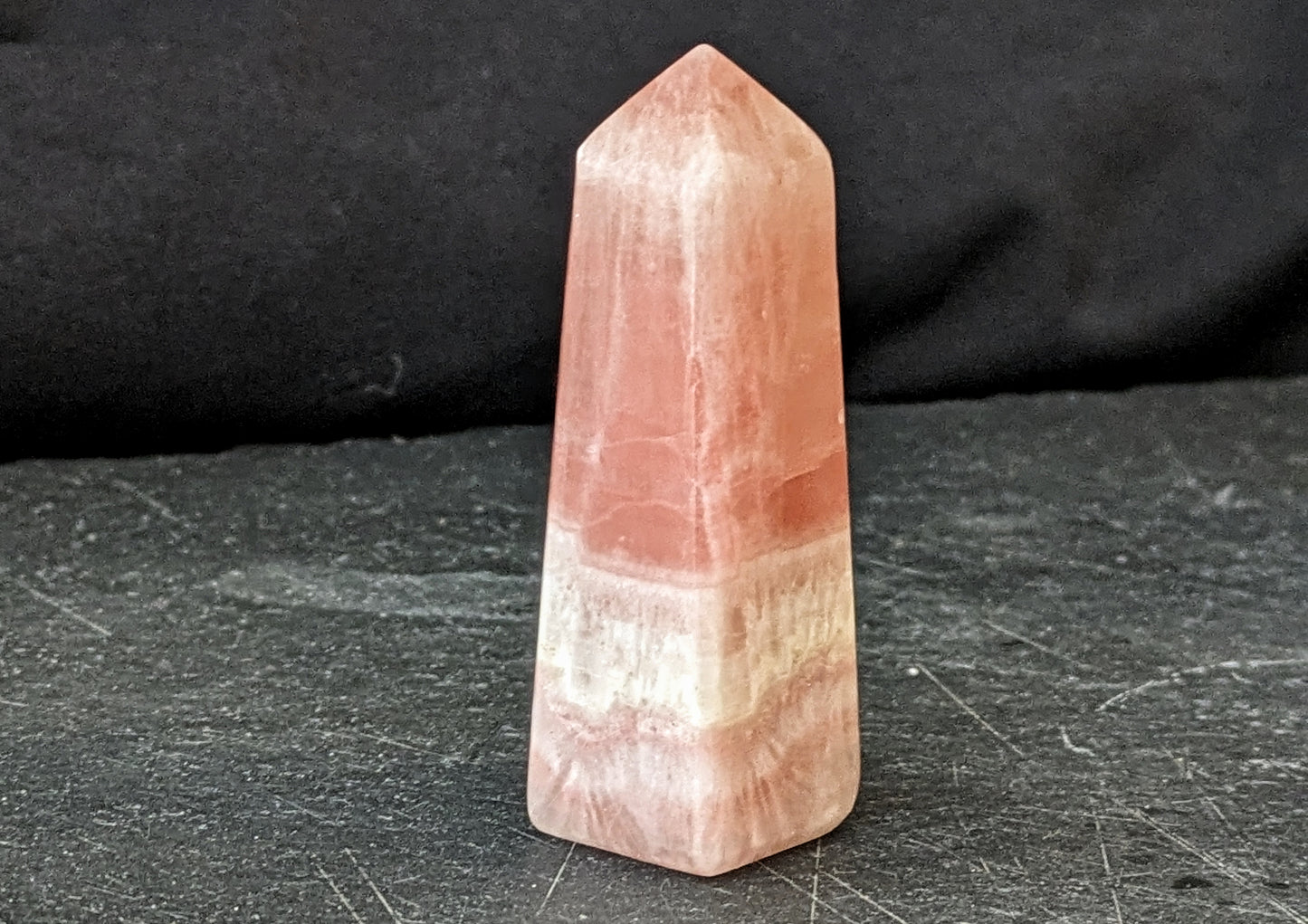 Rose Calcite Mini Obelisk