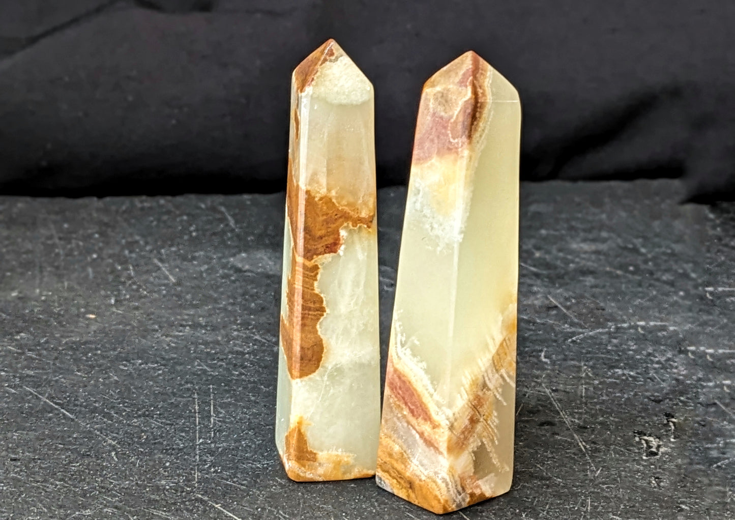 Green Onyx Mini Obelisk