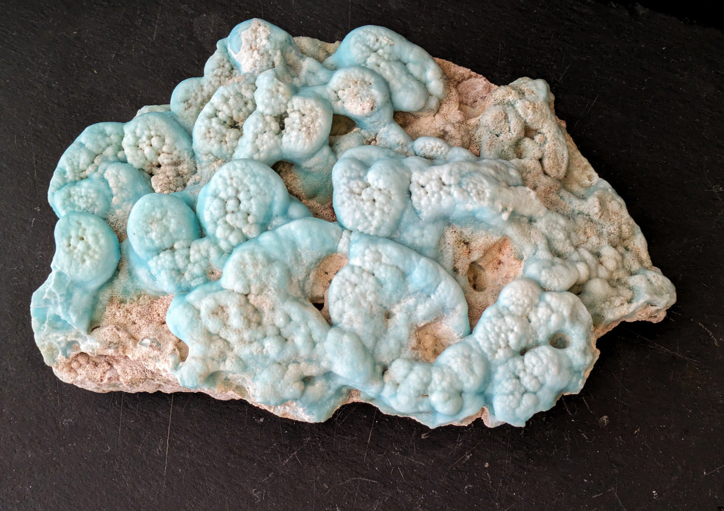 Blue Aragonite Specimen Large