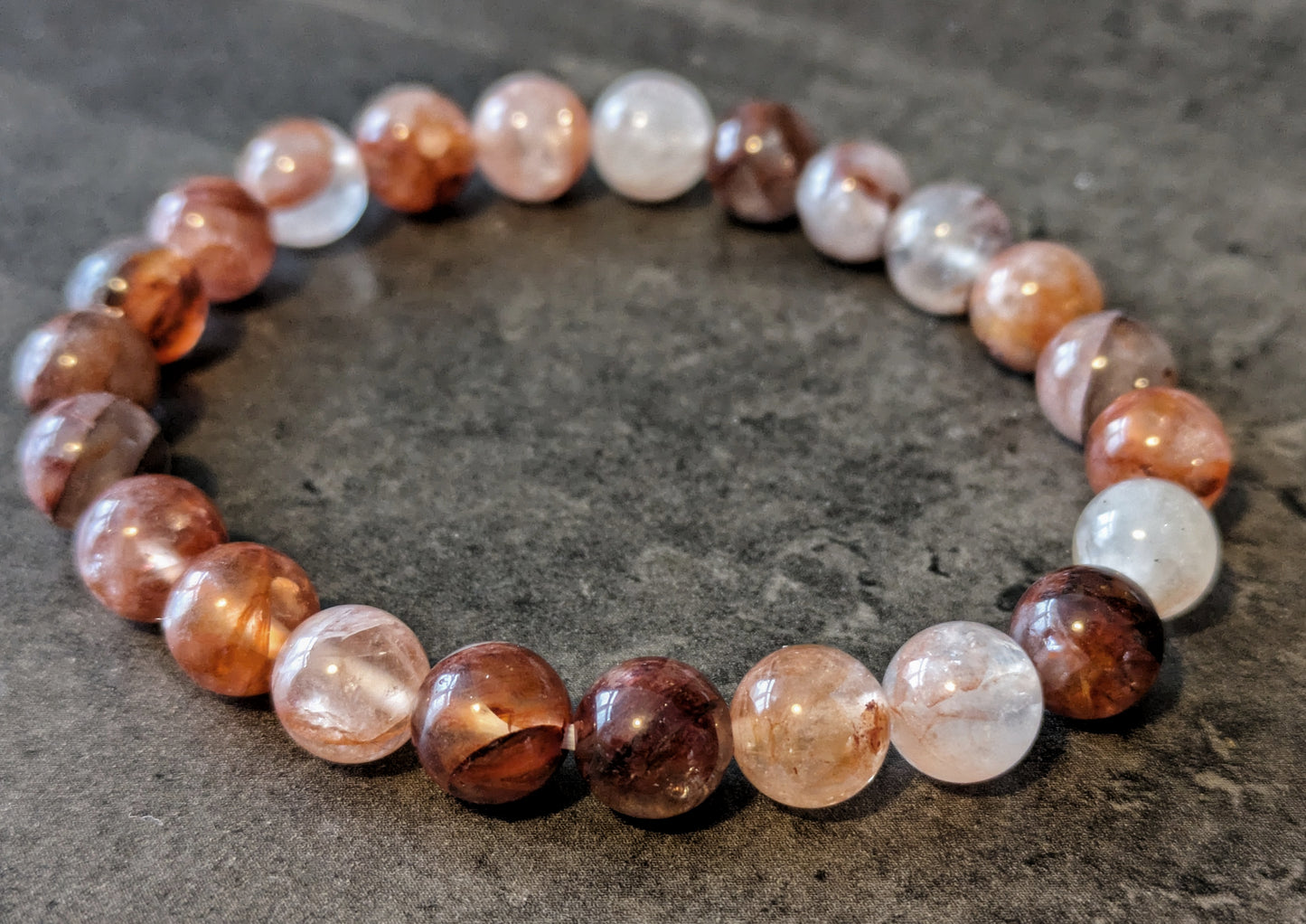 Fire Quartz Bracelet 8mm