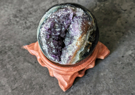 Amethyst Druzy Sphere 2