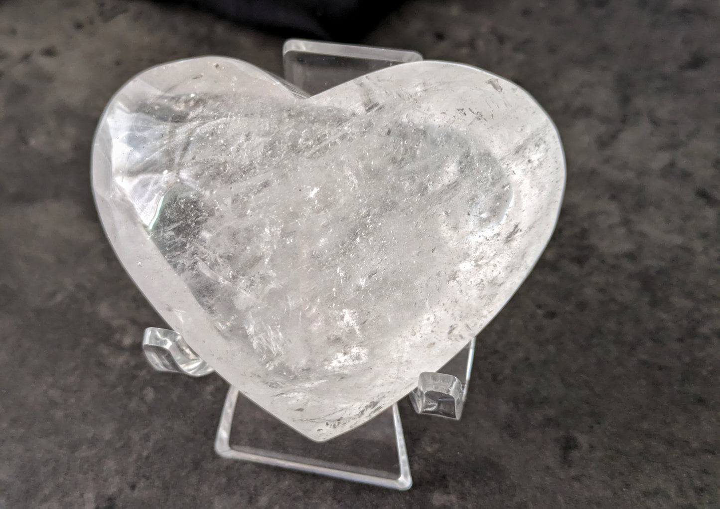 Clear Quartz Heart