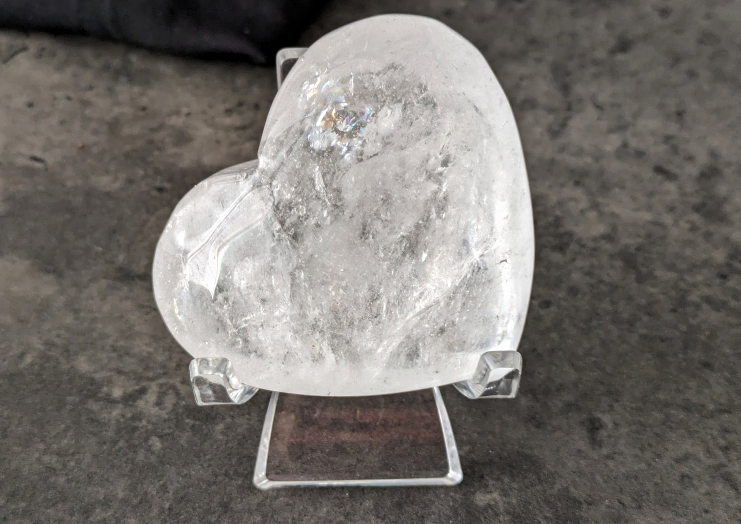 Clear Quartz Heart