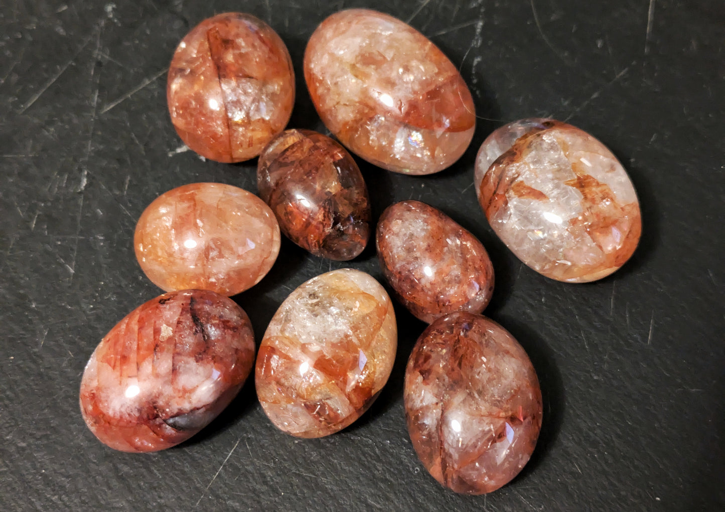 Fire Quartz Tumblestone