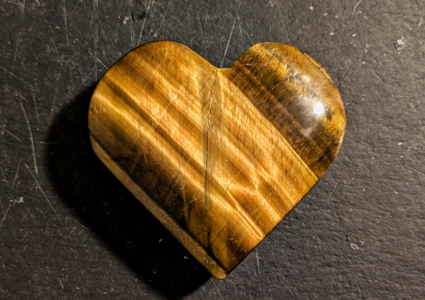 Tiger's Eye Heart 3