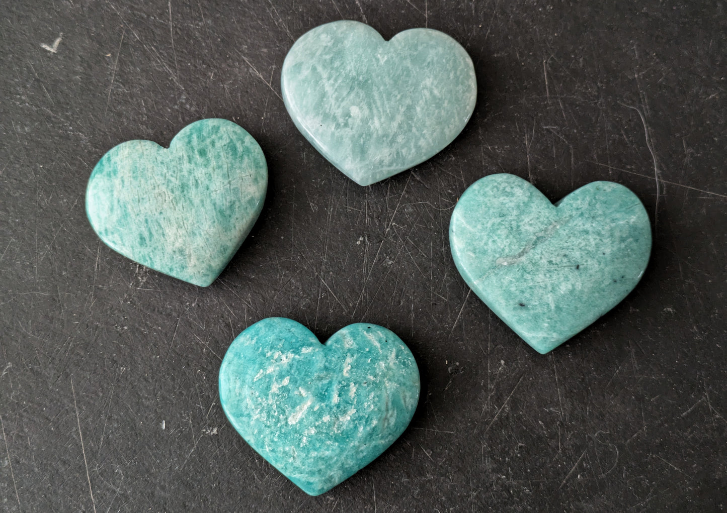 Amazonite Heart