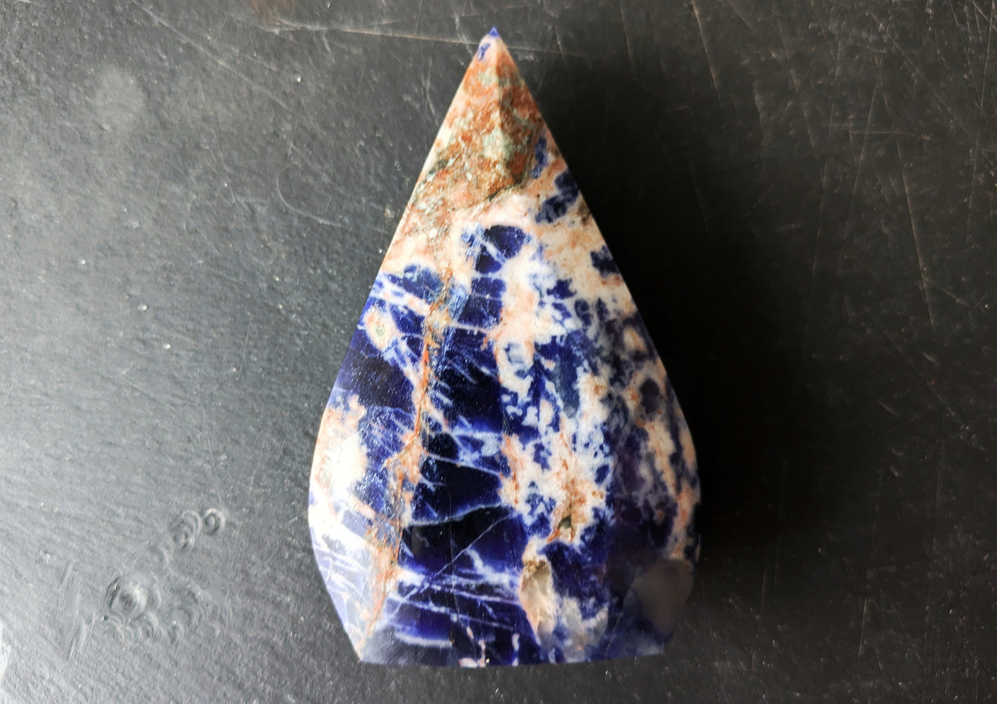 Sodalite Flame Carving