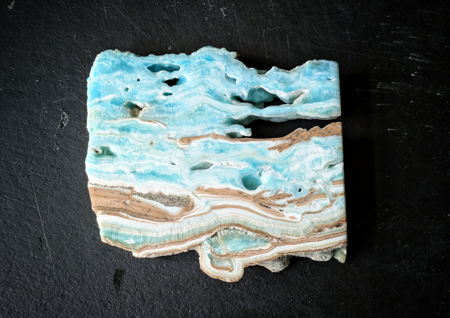 Blue Aragonite Slab