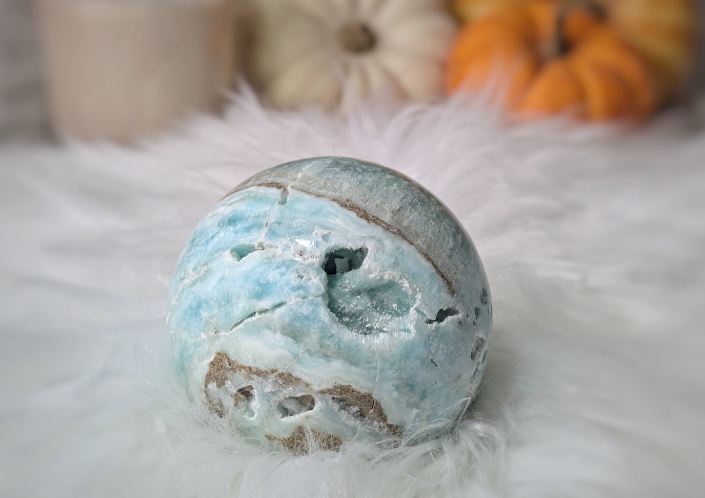 Aragonite Sphere 6