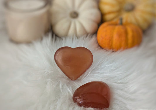 Honey Calcite Heart 1