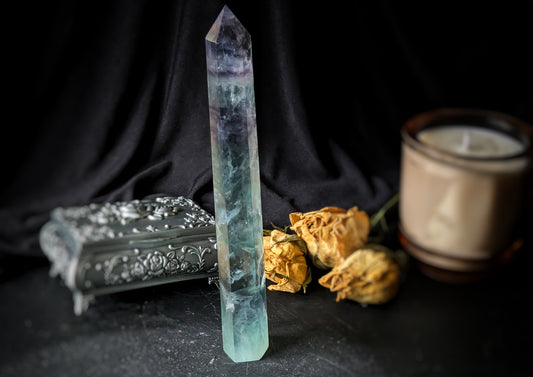 Fluorite Tall Obelisk