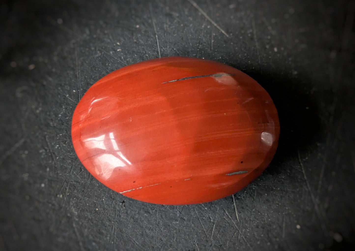 Red Jasper Palmstone