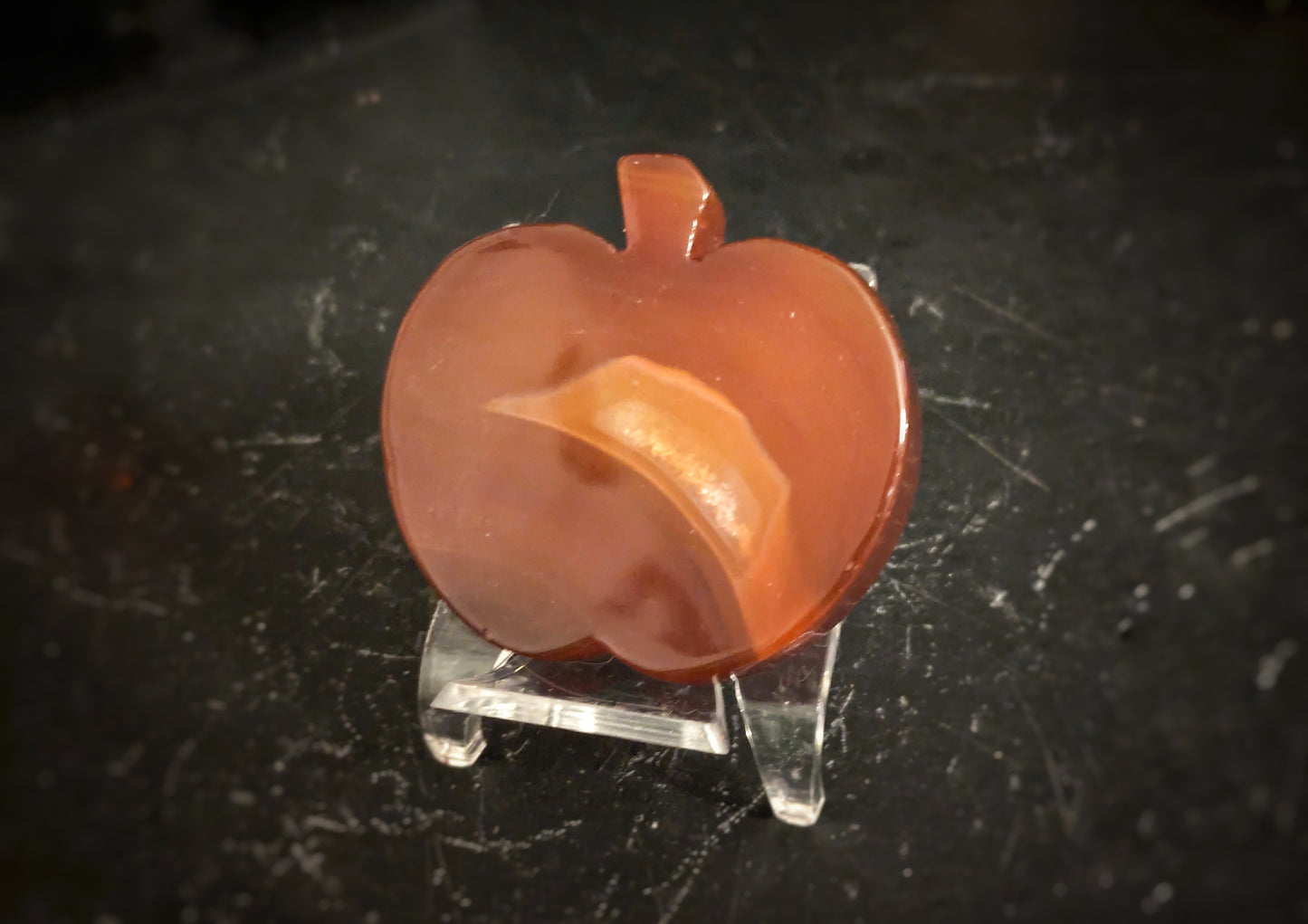 Carnelian Apple Carving