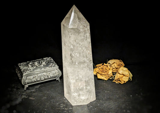 Clear Quartz Obelisk 1