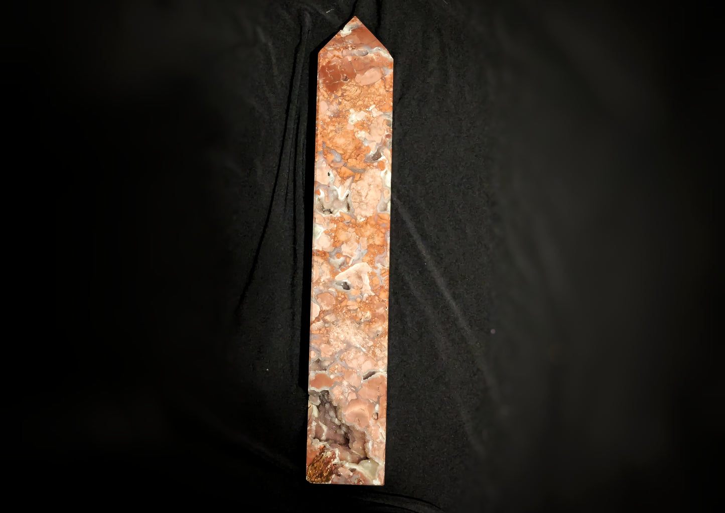 Pink Agate Obelisk