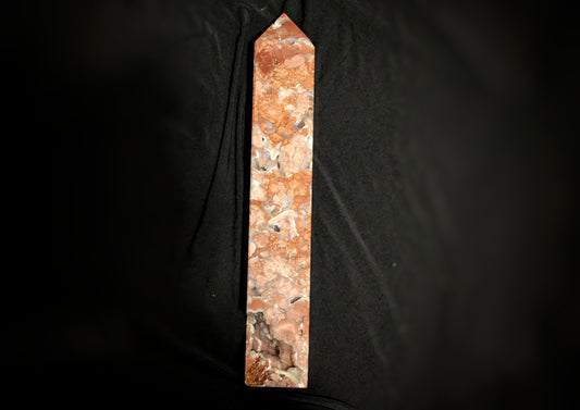 Pink Agate Obelisk