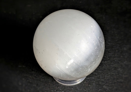 Selenite Sphere 4