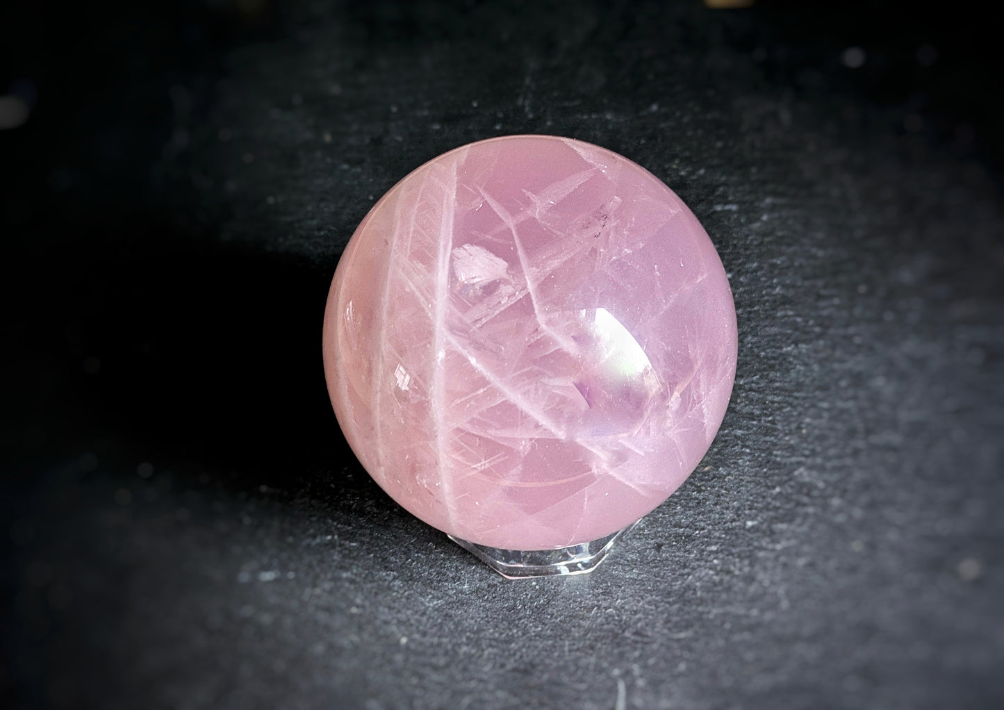 Rose Quartz Sphere 2