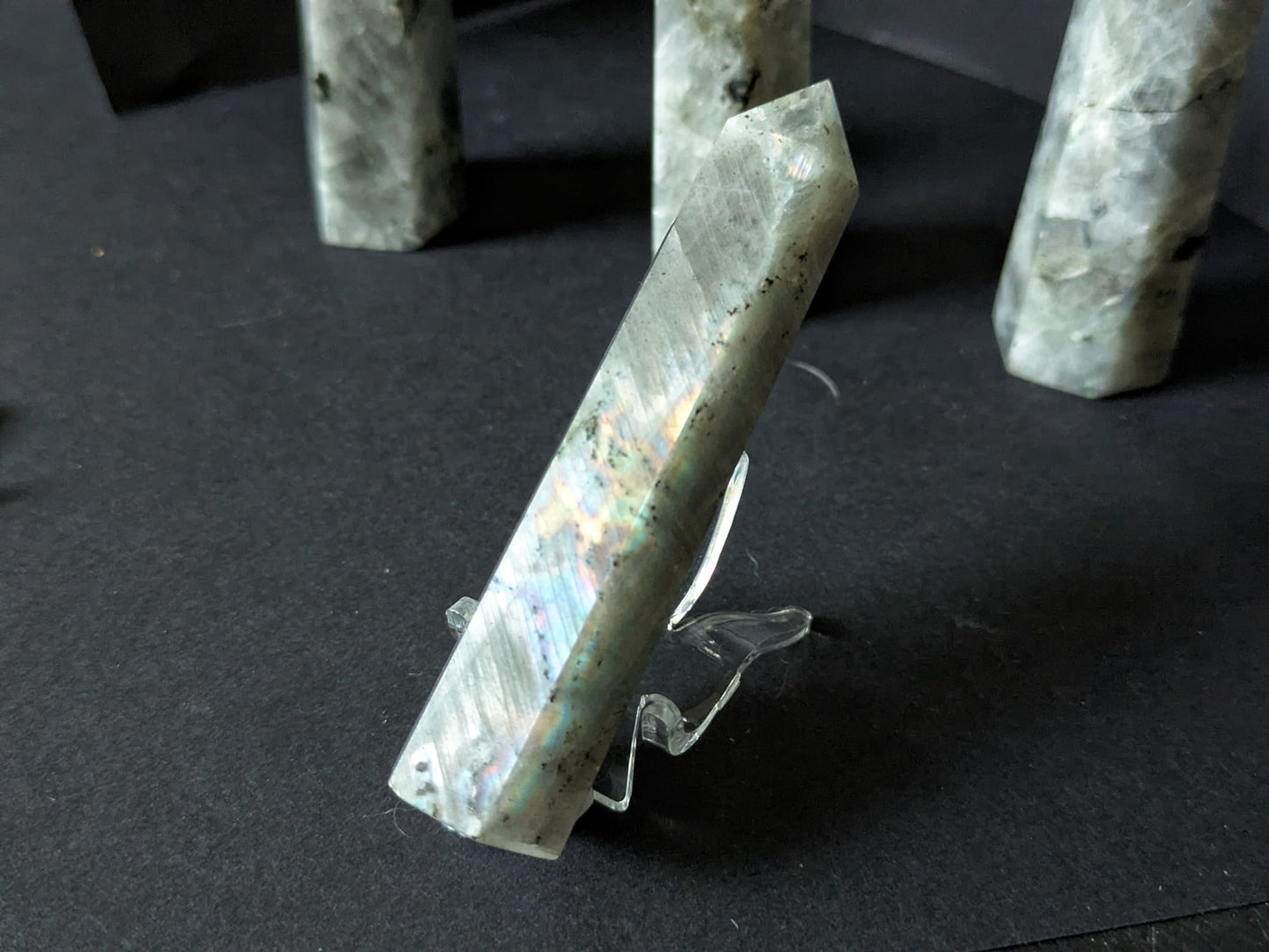 Labradorite Grey Obelisk