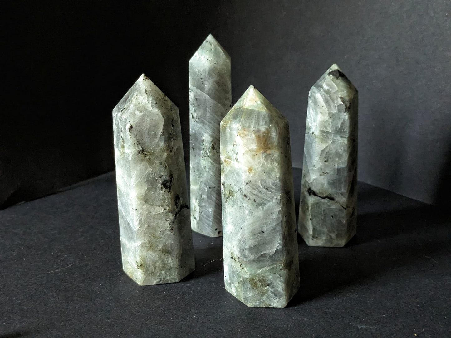 Labradorite Grey Obelisk