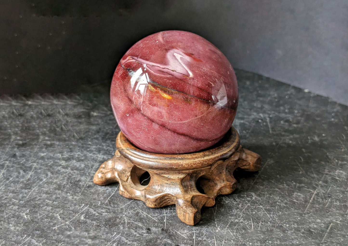 Mookaite Purple Z Sphere