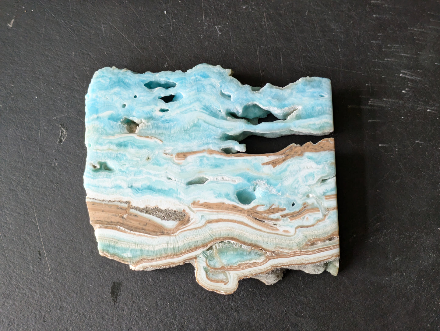 Blue Aragonite Slab