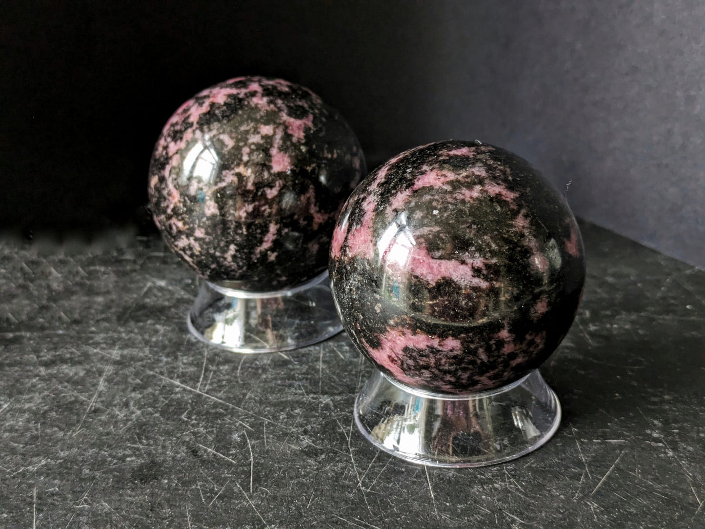 Rhodonite Sphere