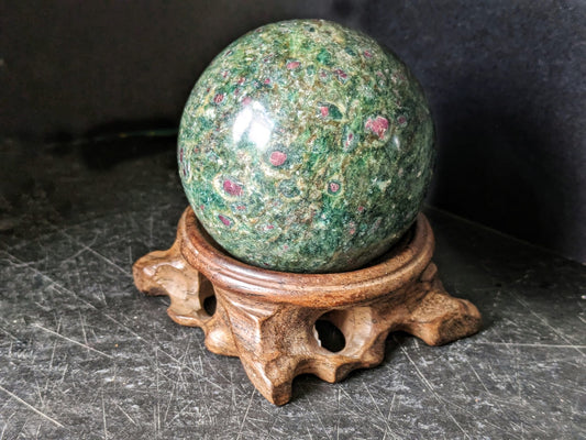 Ruby In Fuchsite Sphere