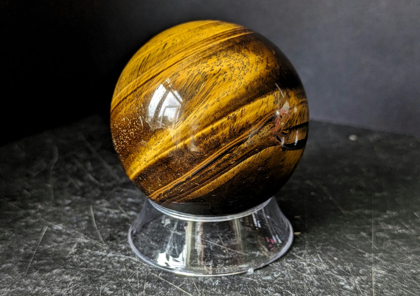 Tiger's Eye Medium Sphere