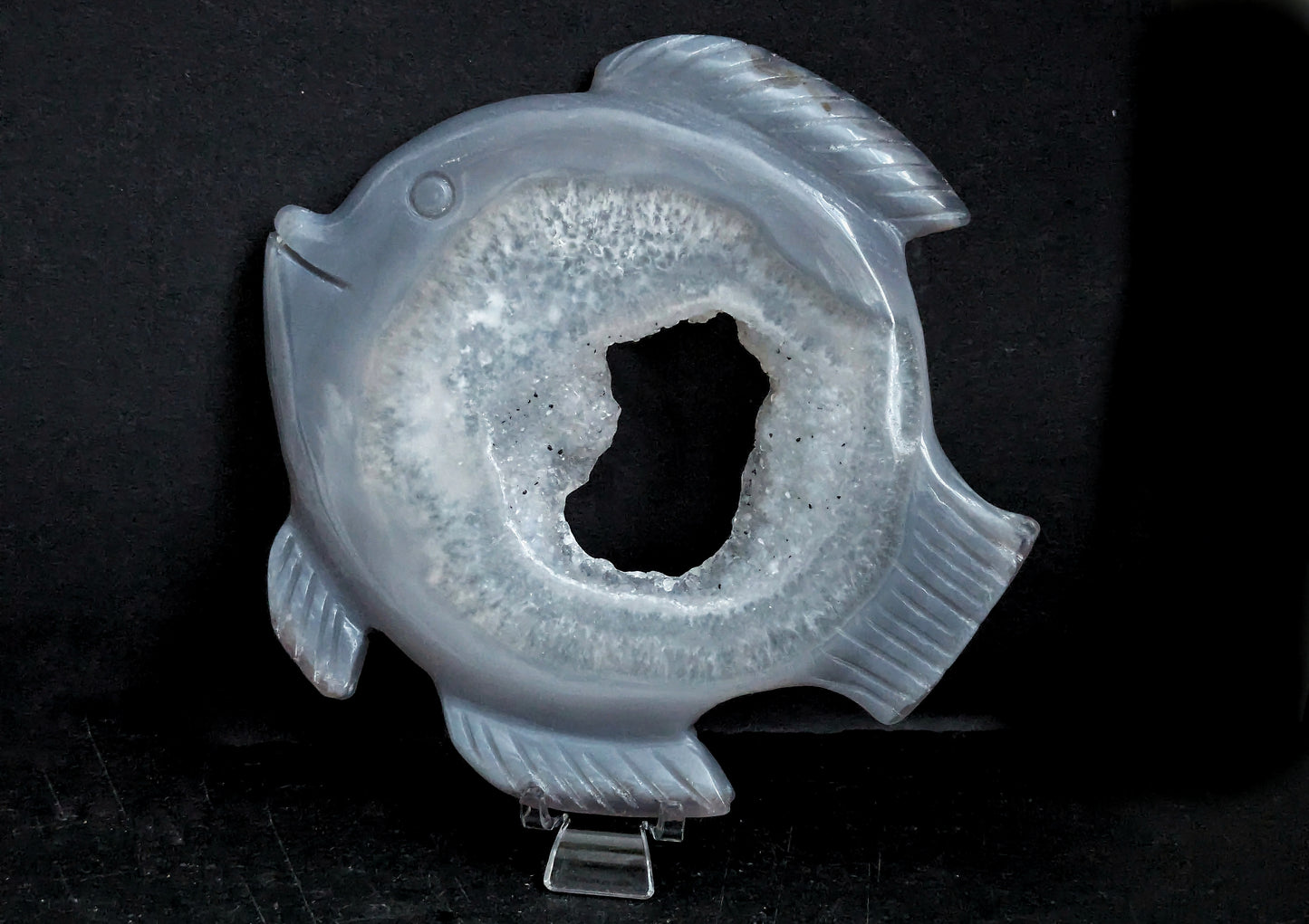 Agate Fish Carving 3