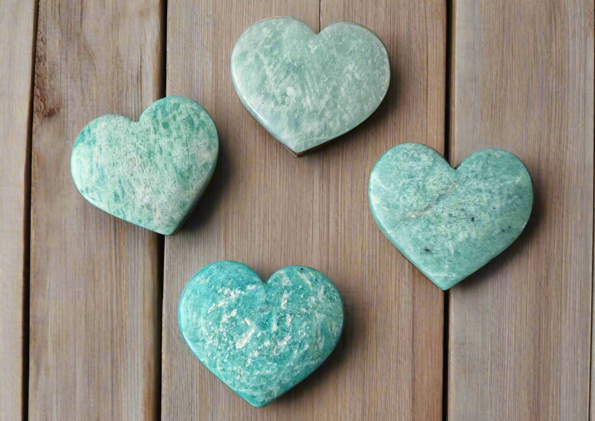 Amazonite Heart