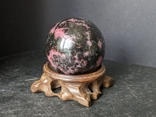 Rhodonite Sphere